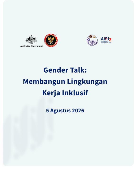 Cover Image of Gender Talk: Membangun Lingkungan Kerja Inklusif, 5 Agustus 2026
